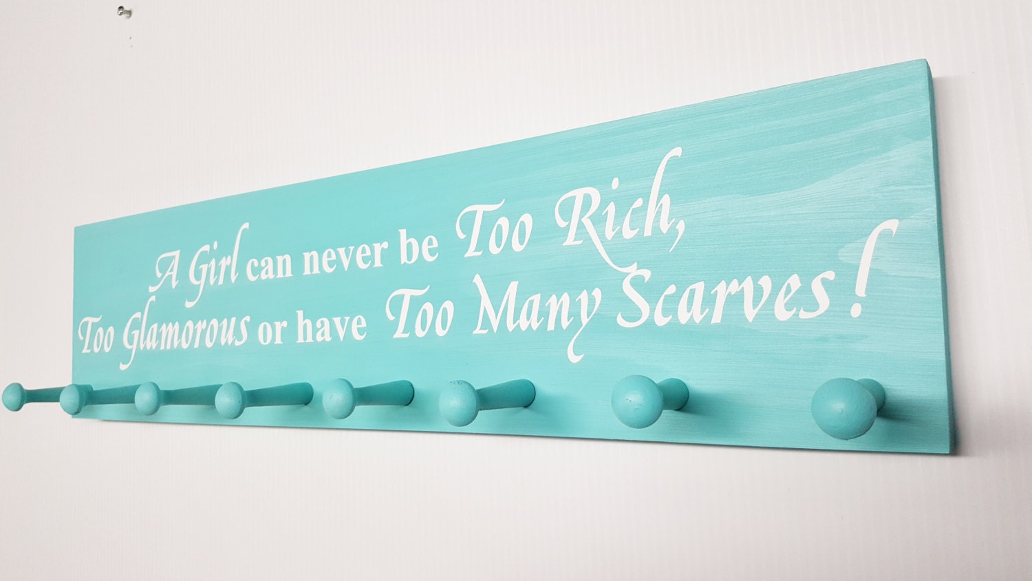 SCARF HOLDER Scarf collection Rack for Scarves Ladies