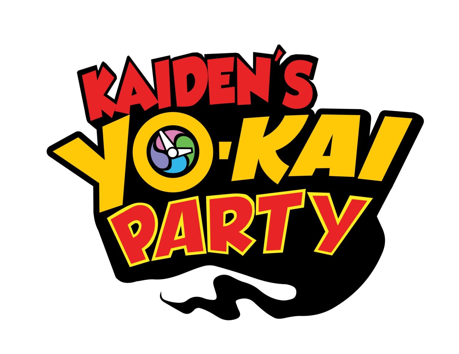 Personalized Yo Kai Watch Logo Digital File by MimicNEcho Etsy