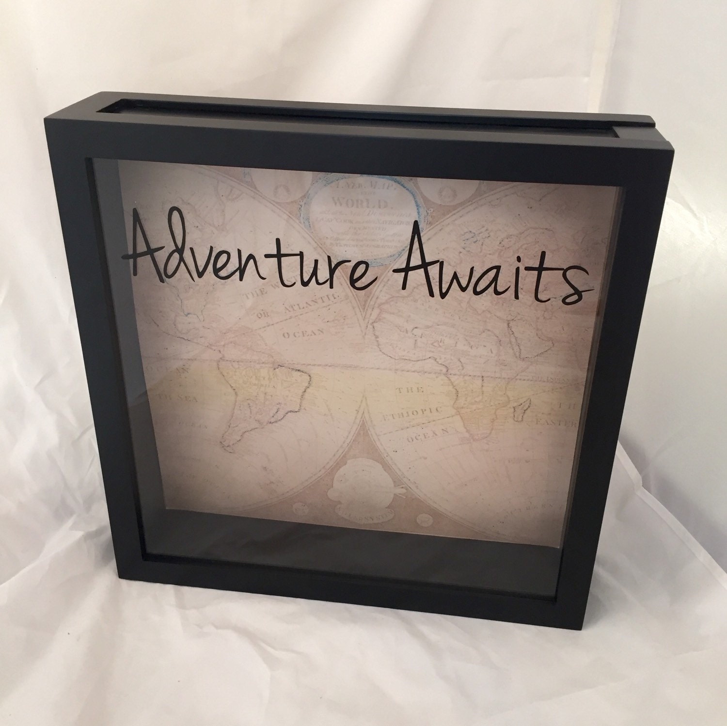 12x12 World Traveler Ticket Stub Holder Keepsake or Souvenir