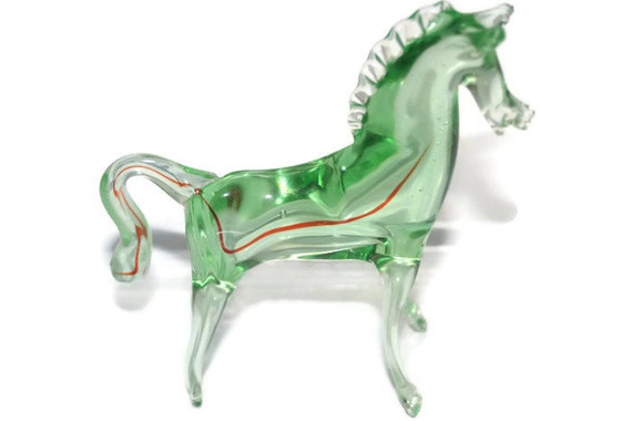 glass horse figurines for sale