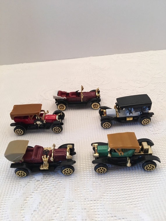 Readers Digest Promotional Miniature Antique Cars Set of