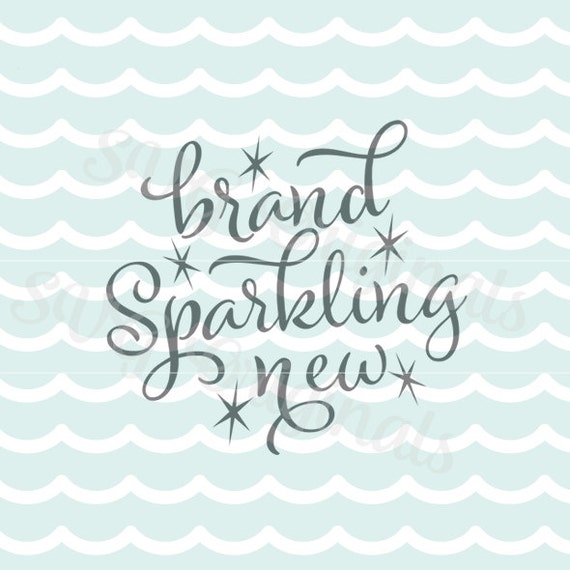 Download Brand Sparkling New SVG Vector file. New Baby SVG Cricut
