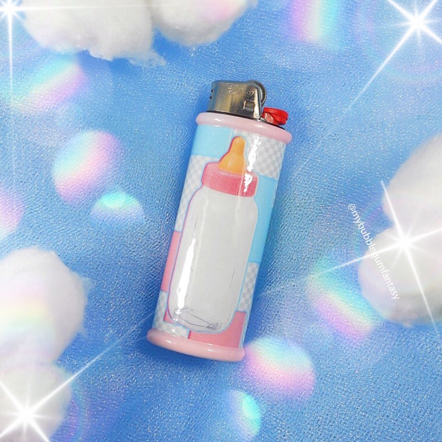 Baby Bottle Crybaby Bic Lighter Case Cover by MyBubblegumFantasy