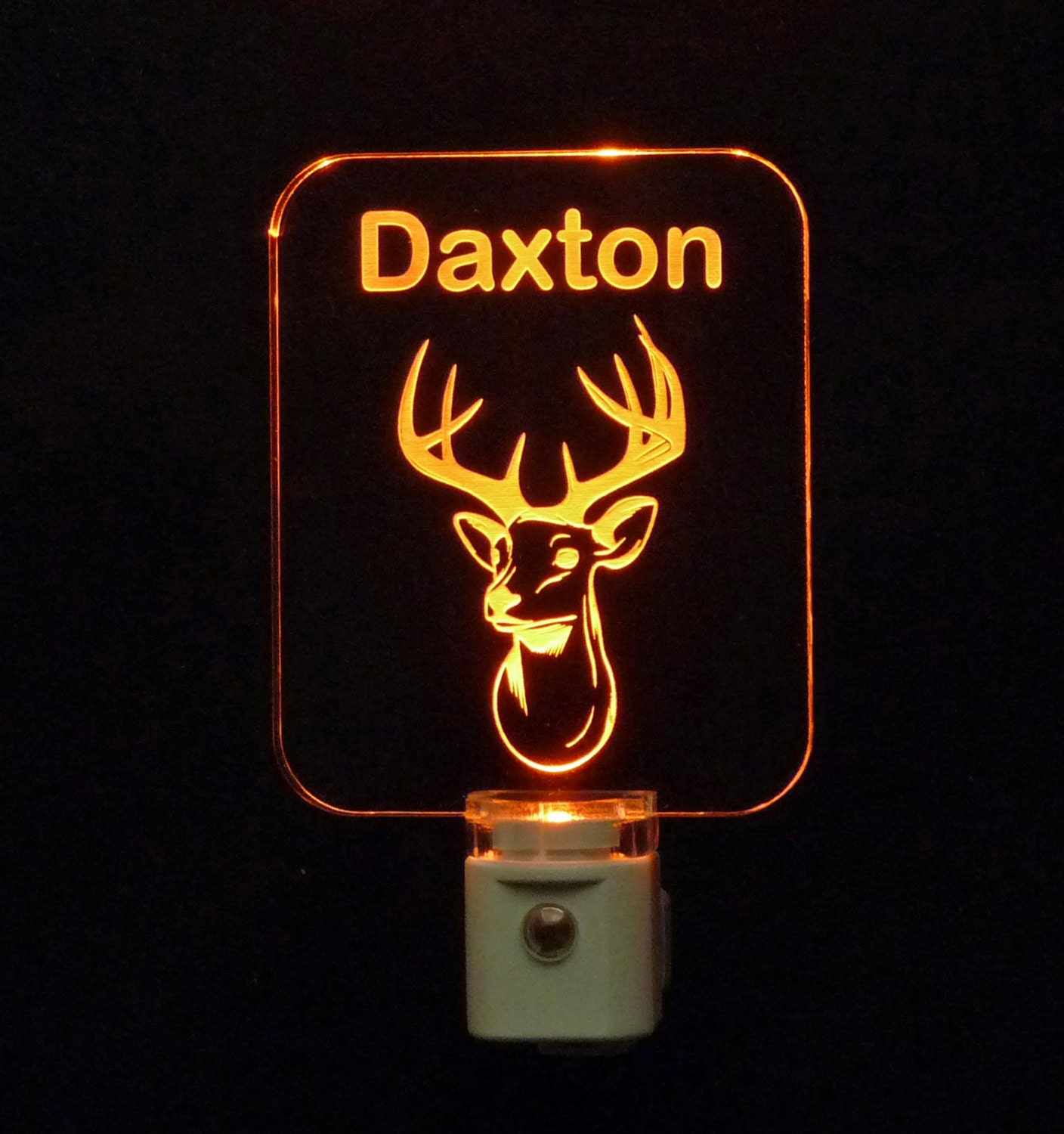 Personalized Deer Head LED Night Light Unique Light Animal