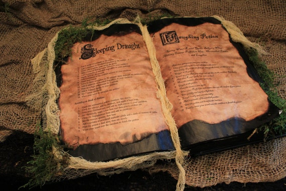 Harry Potter Spell Book Sleeping Draught and