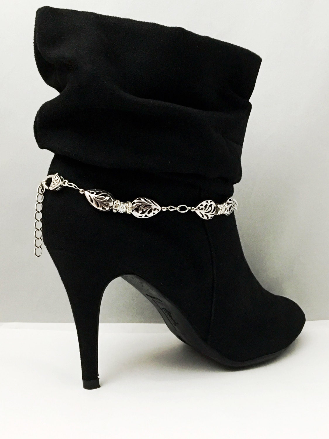 Boot Bracelet Boot Bling Boot Jewelry Rhinestone Boots