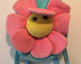 90s Mini Flower Backpack. Club Kid. Raver. Street Fashion