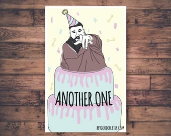 Printable Birthday Card - DJ Khaled Another One - Funny Birthday Cards - Celebration - Keys to Success - Instant Download Printable File