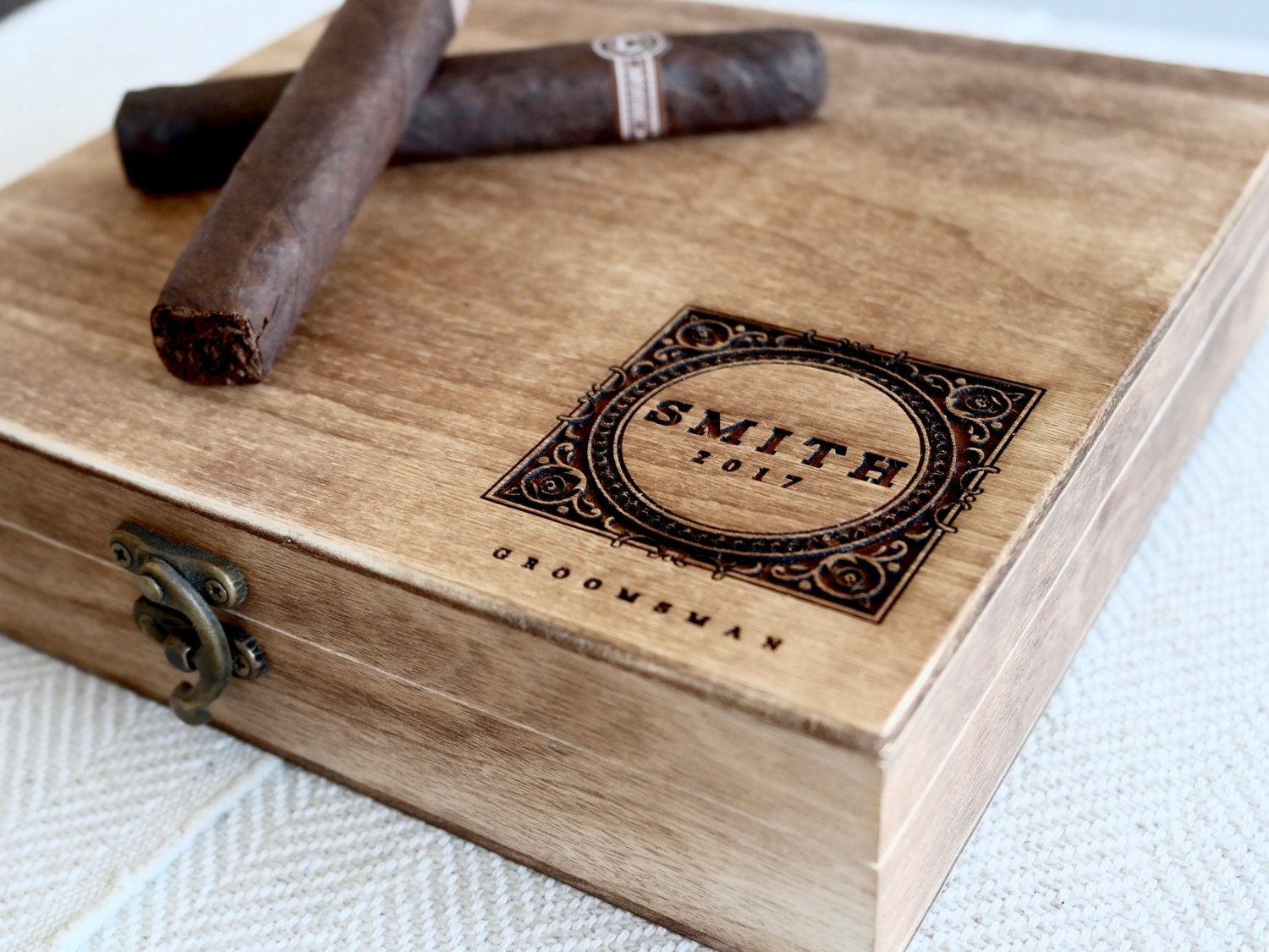 Groomsmen Gift Personalized Cigar Boxes A Personalized