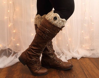 Oatmeal Boot Cuffs