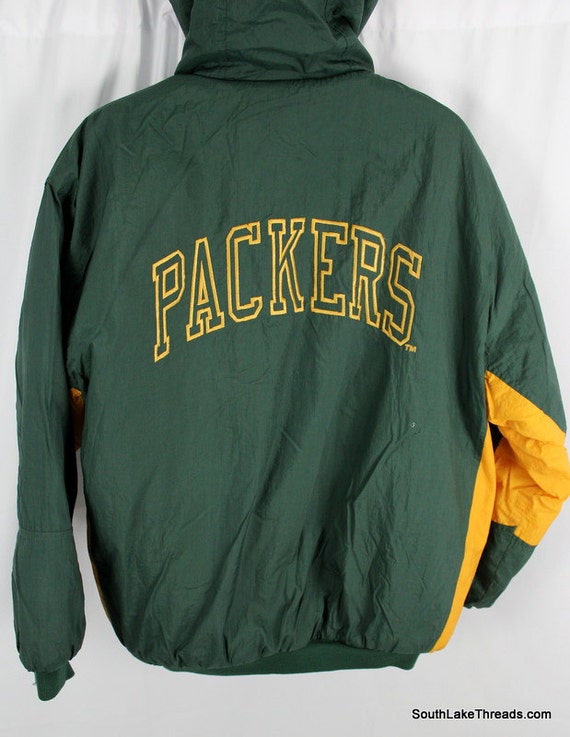 vtg Green Bay Packer winter Jacket by competitior official NFL
