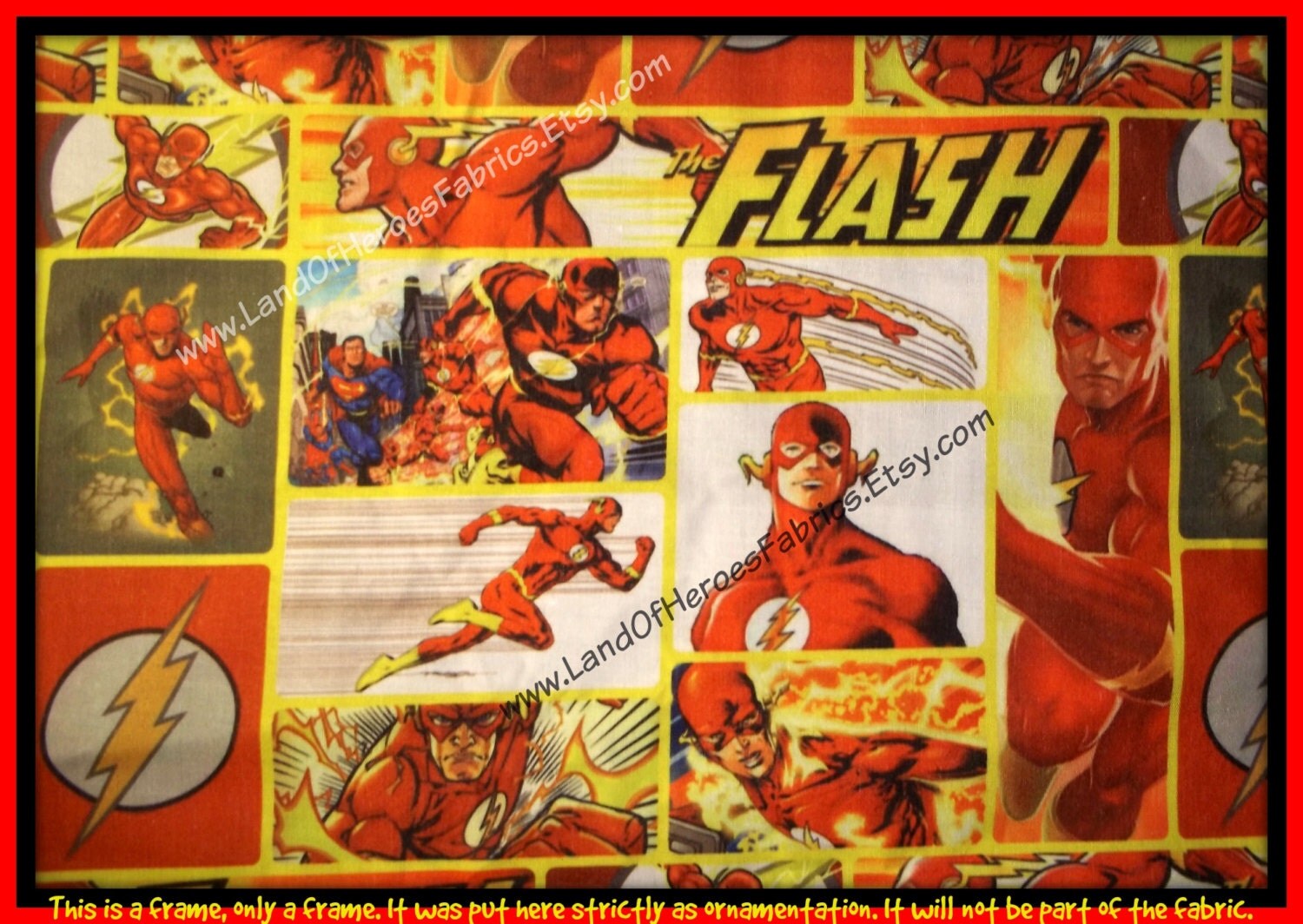The Flash and More Flash on this Very Cool, 56 Inch WlDE Fabric - By ...
