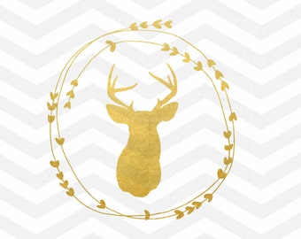 Deer SVG CUT File, Baby Boy SVG File, Antler Deer, Toddler, Cutting File, png, Cricut, Silhouette, Iron On Vinyl, Toddler Antlers