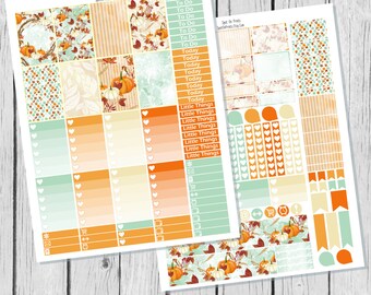 Fall Harvest Planner Sticker Happy Planner Printable / Happy Planner Sticker Printable / Fall Planner Sticker Kit