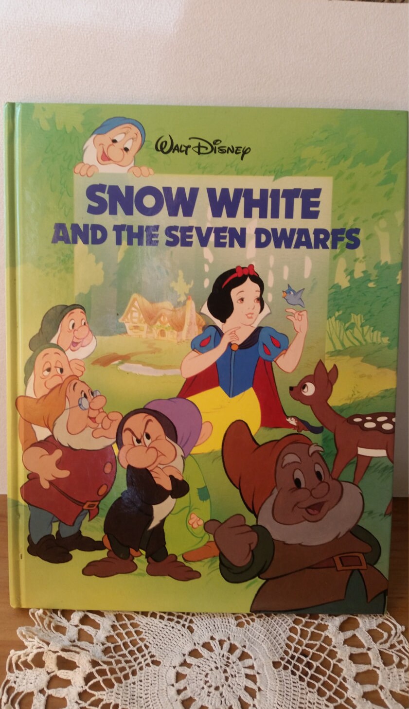 Vintage Snow White And The Seven Dwarfs The Disney Animated 
