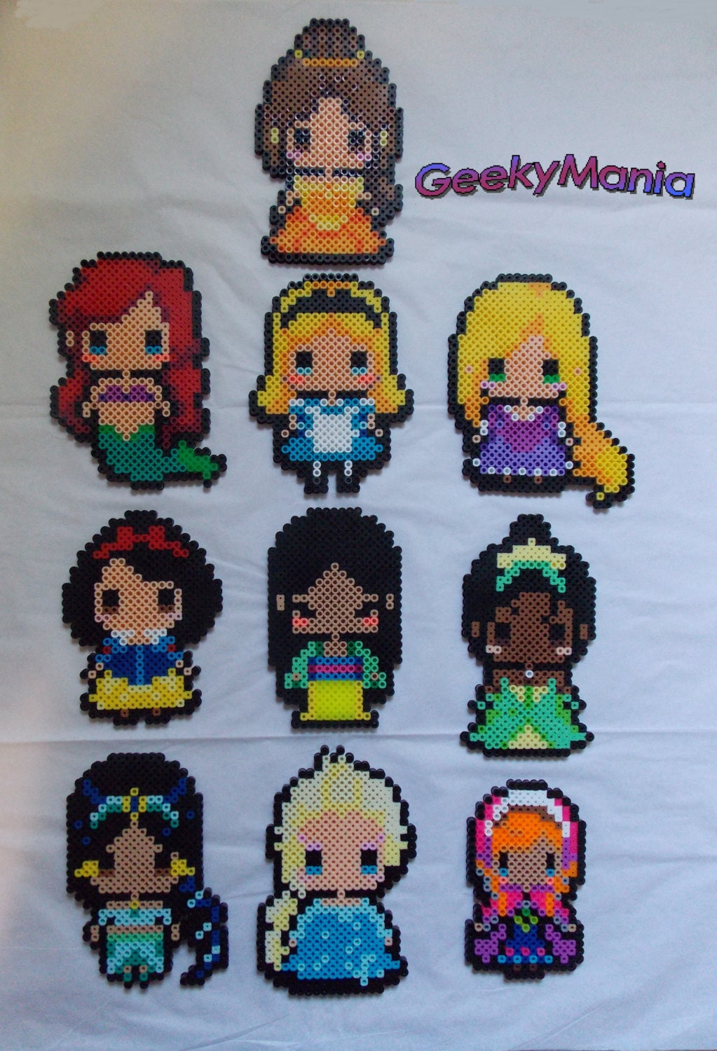 Walt Disney Princess Perler Beads