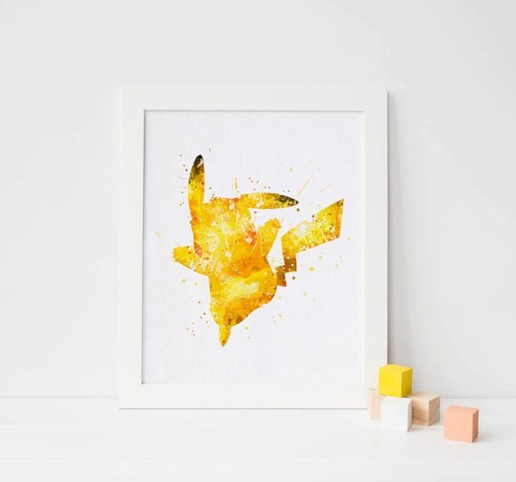 Pokemon Wall Decor pikachu, pokemon print watercolor pokemon printable pikachu wall Pokemon Wall Decor pikachu, pokemon print watercolor pokemon printable pikachu wall