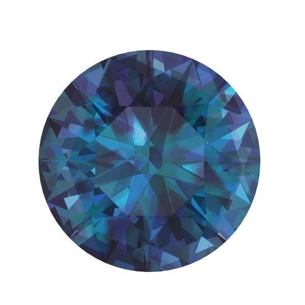 Alexandrite Lab Created Round Brilliant Cut Lab Grown Eco