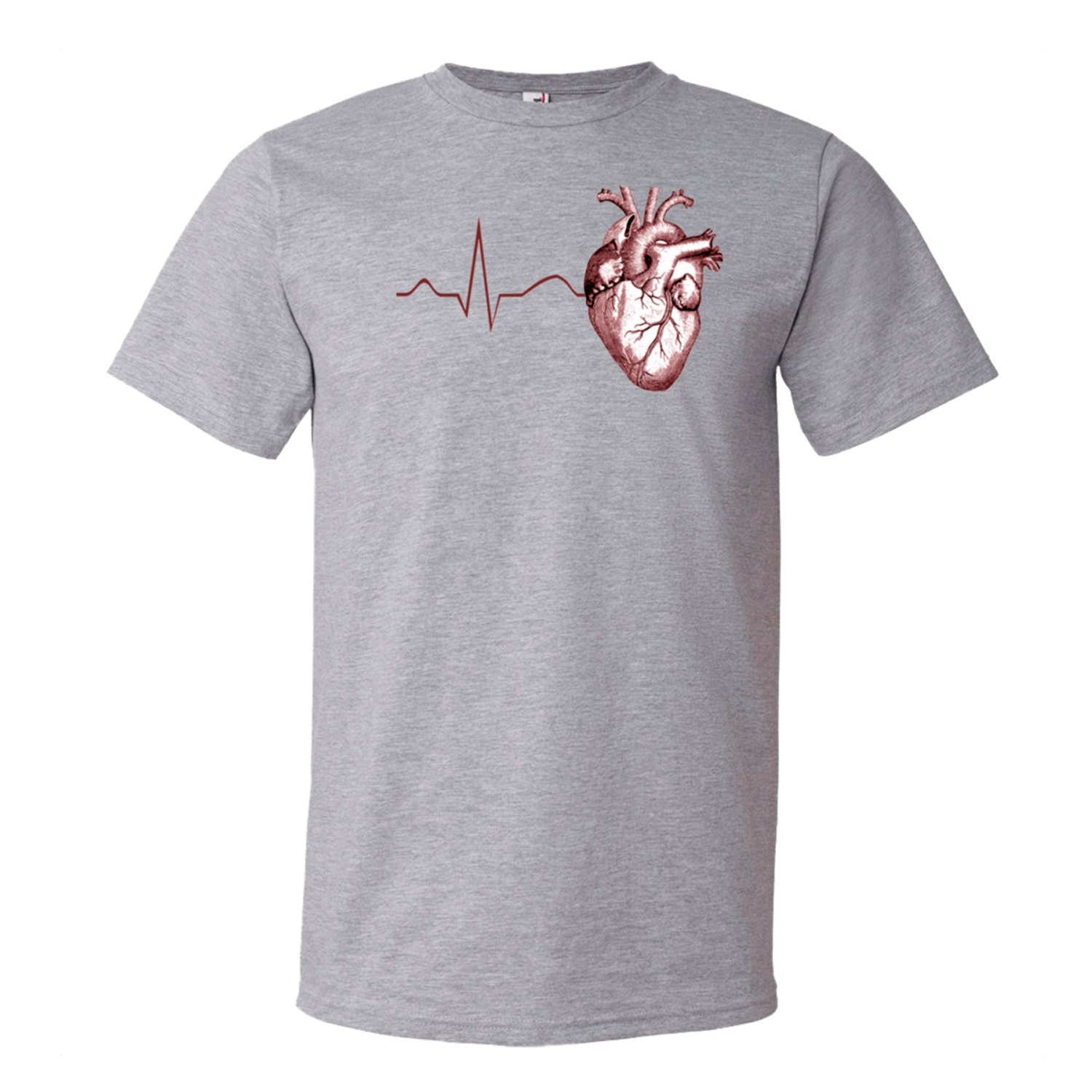 t shirt with anatomical heart