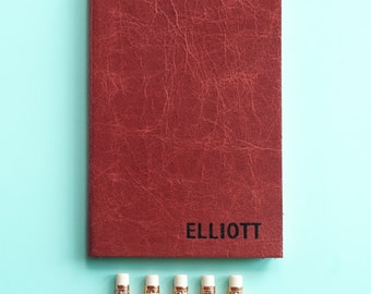 Personalized Leather Journal - Personalised Gift for Boyfriend - Gift for Husband - Dad Gift - All Handmade, using the finest real Leather