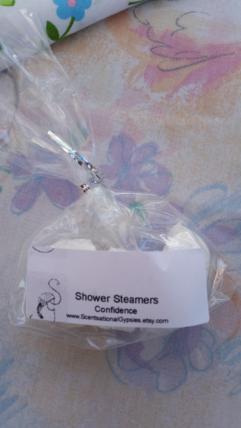 Shower Steamers Confidence 3 pk by ScentsationalGypsies on Etsy