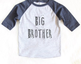 Big Brother Shirt - Baby Announcement Shirt - Kids Graphic Tee - Graphic Tees For Kids - Siblings Shirt - Cute Brother Shirt - Big Brother