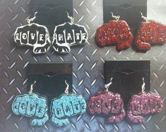 Fist earrings | Etsy