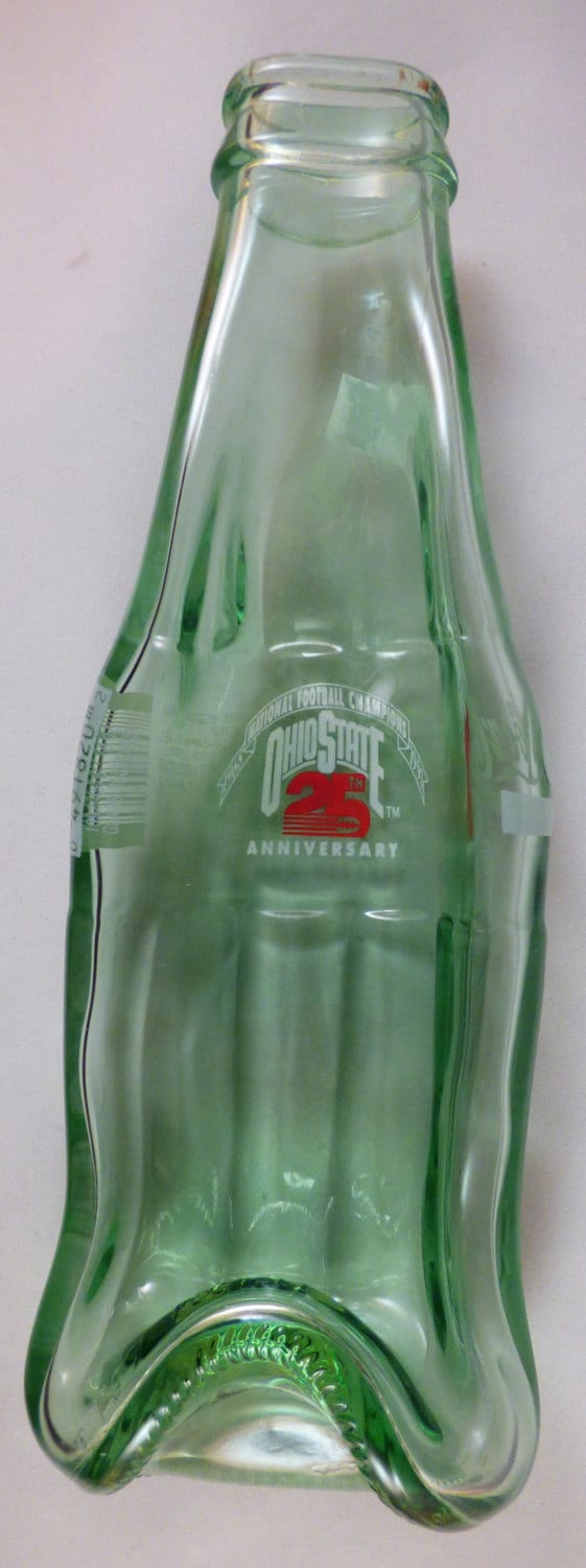 Ohio State 25th Anniversary Commemorative Coke Bottle Bowl