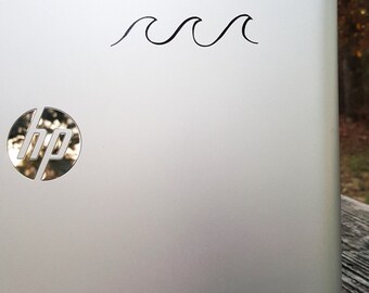 Decal {Wave}-Laptop Decal/Laptop Sticker/Phone decal/Phone sticker/Car Sticker/Car Decal/Window Decal/Window Sticker