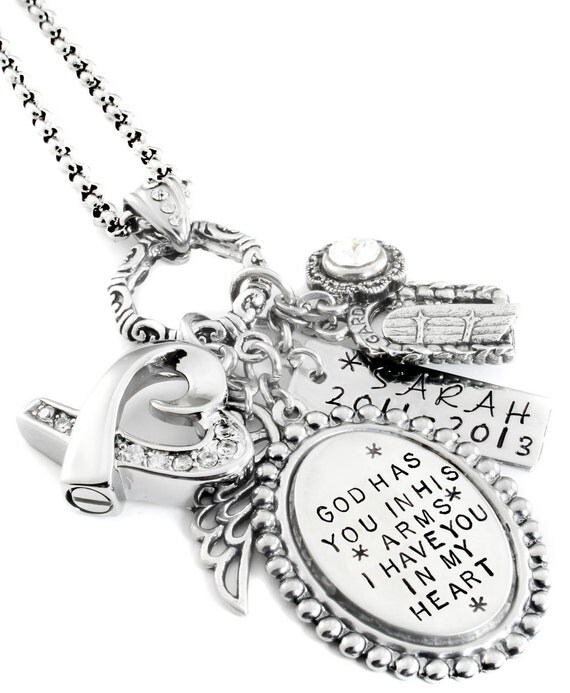 Personalized Engraved Necklace Your choice by BlackberryDesigns