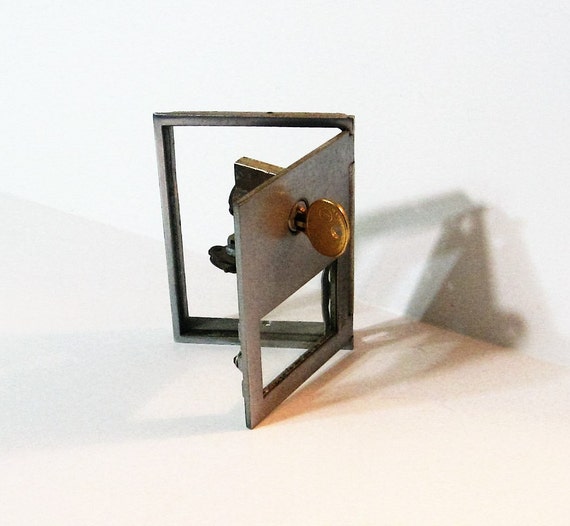 Post Office Box Door 1950 And Key