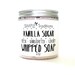Whipped Soap Vanilla Sugar 8 oz (Vegan) Body Wash