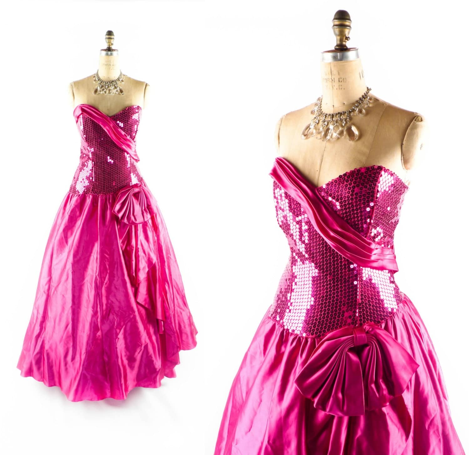 80s prom gown