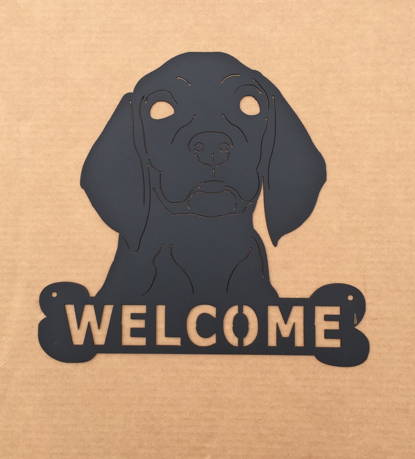 Dog Metal Wall Art C0 by RustyRoosterMetal on Etsy