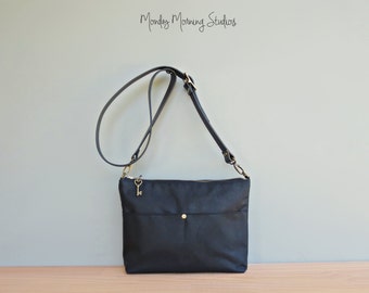 Cross Body Bag Plus Size Fabric by MondayMorningStudios on Etsy