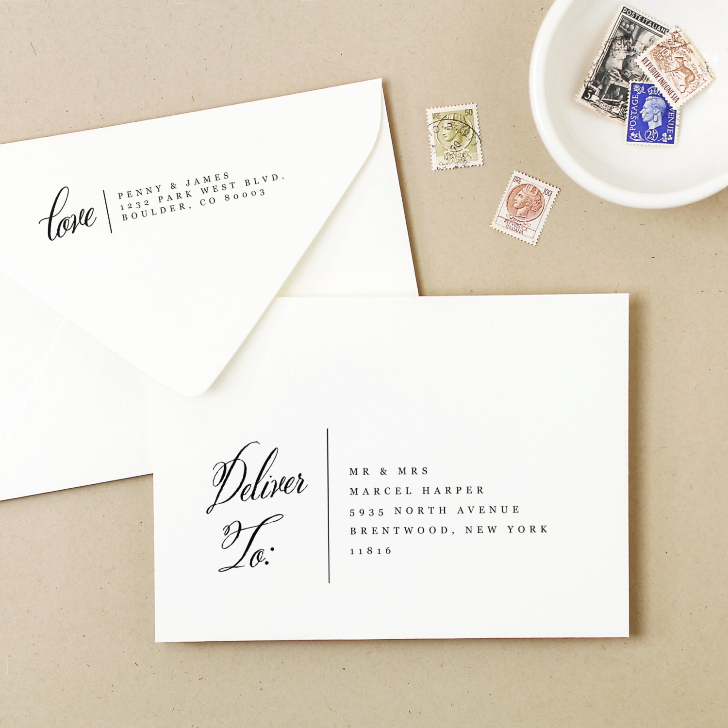 Invitation Card Envelope Format 1