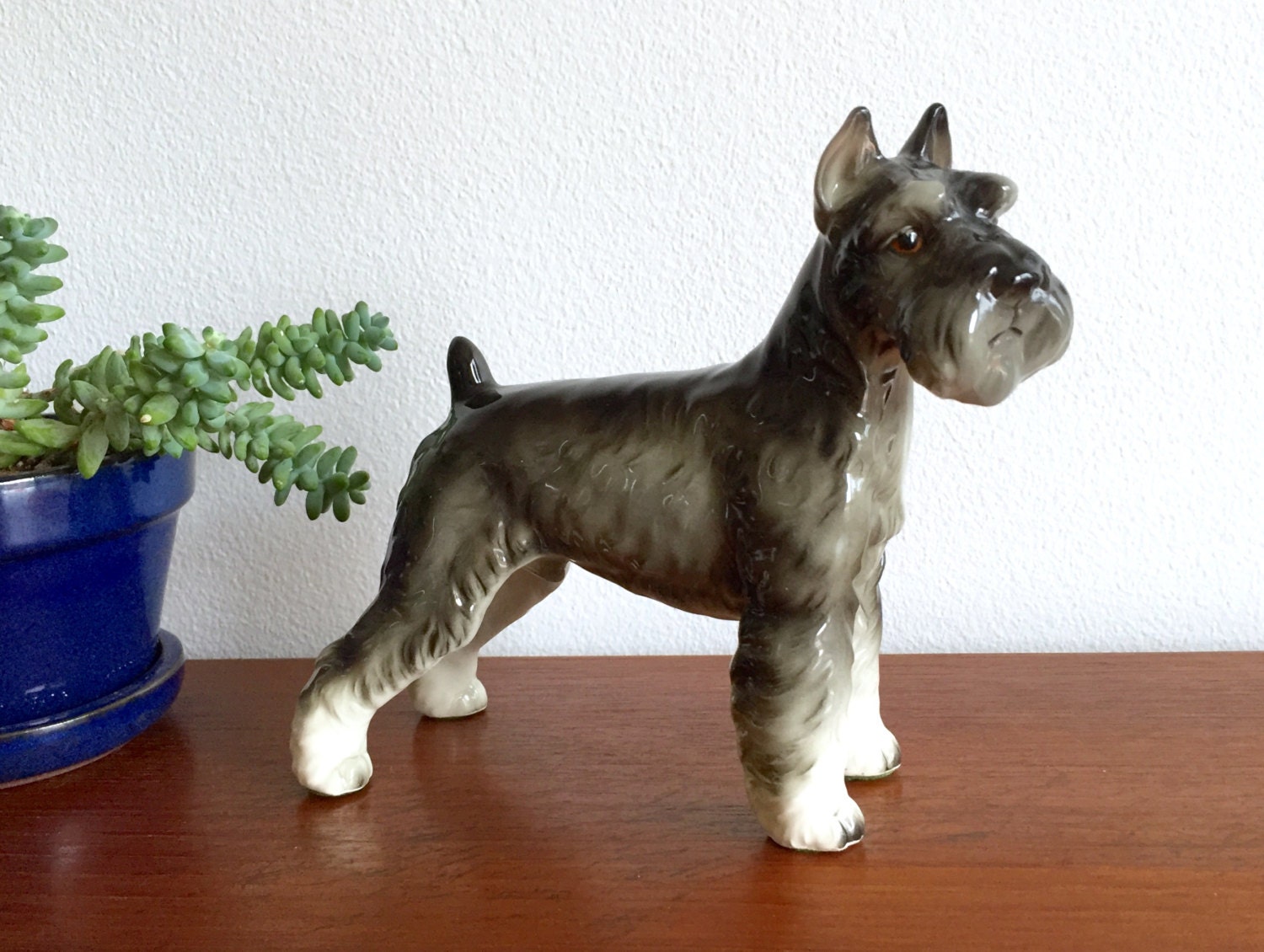 porcelain schnauzer figurine