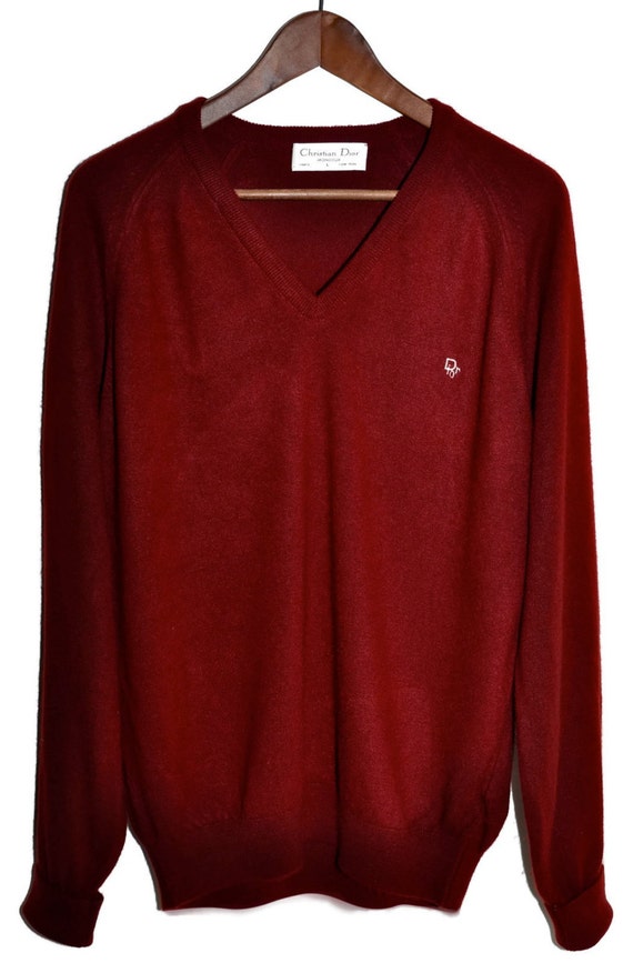 dior red sweater