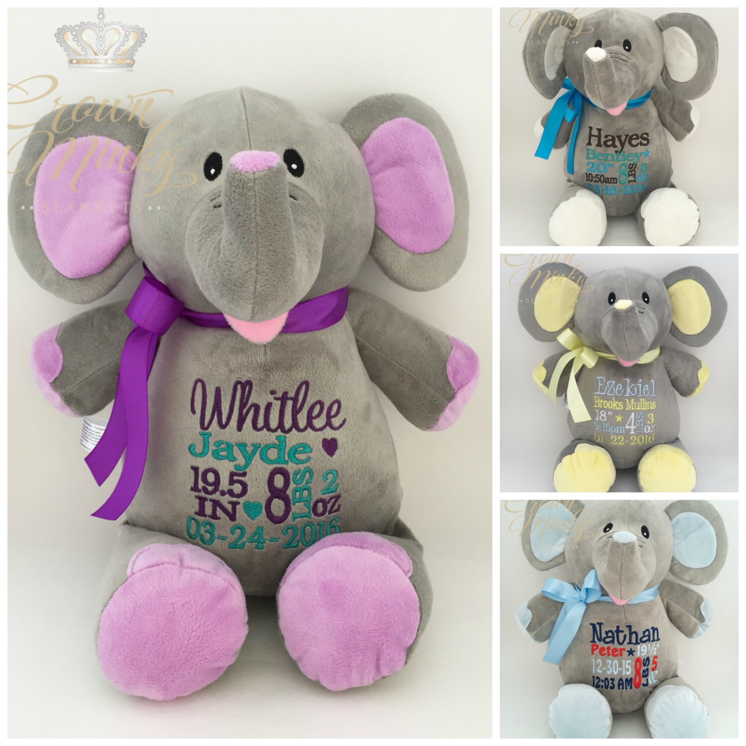 stuffed animal personalized message