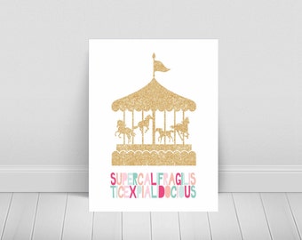 Mary Poppins-Supecalifragilisticexpialidocious-Disney printable-Carousel Printable-Instant Download-Multiple Sizes Included