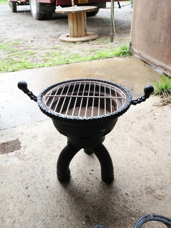 Items similar to BBQ, Firepit Scrap Metal Barbeque, for Outdoor
