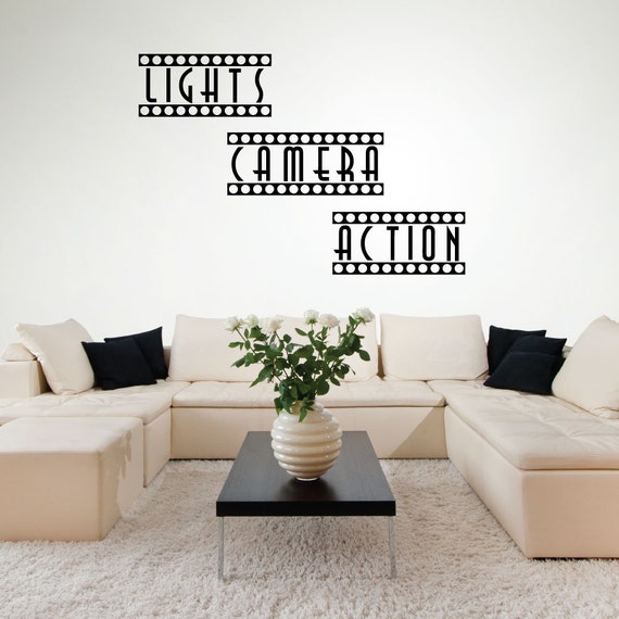 Wall Decals Home Theater Decor Theater Room Movie Room