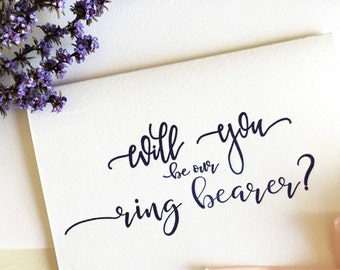 Ring Bearer - Ring Bearer Card - Asking Ring Bearer - Ring Bearer Gift - Will You Be My Ring Bearer - Will You Be Our Ring Bearer - Usher