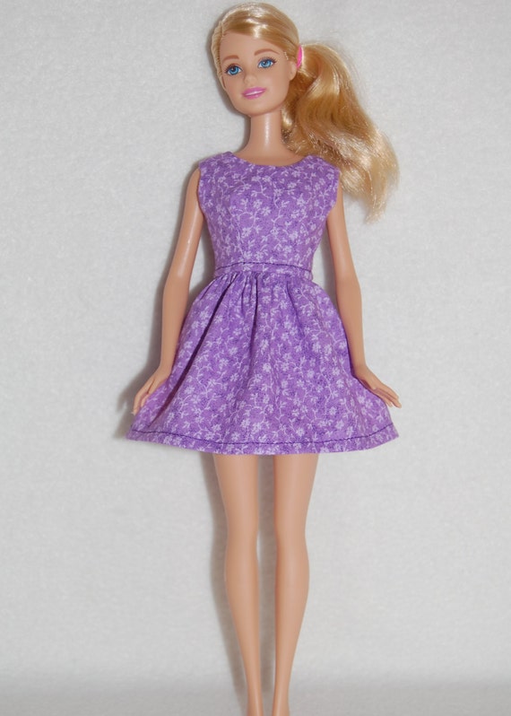 Barbie doll dress light purple A4B061 11.5 fashion doll