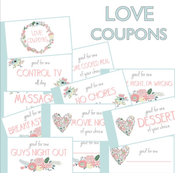 cute coupons for boyfriend