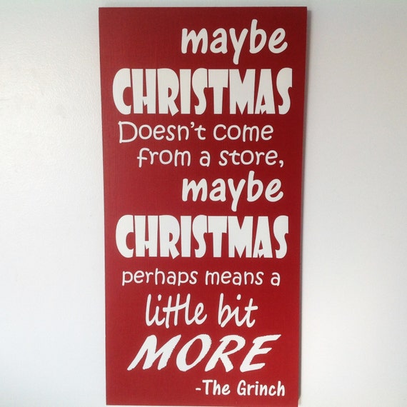 Maybe Christmas Custom Hand Painted Wood Sign Gift For The
