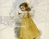 Little Girl's Room Art, Maud Humphrey RESTORED "Little Miss Muffett" From Early 1900s Print #315 Little Girl's Room Art, Maud Humphrey RESTORED "Little Miss Muffett" From Early 1900s Print #315
