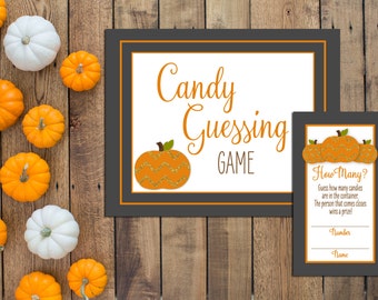 Candy guess game | Etsy