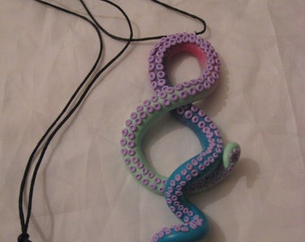 Octopus tentacle necklace