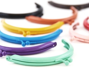 Coloured Round Metal Purse Frame 10cm (3.93") · 10 Frames